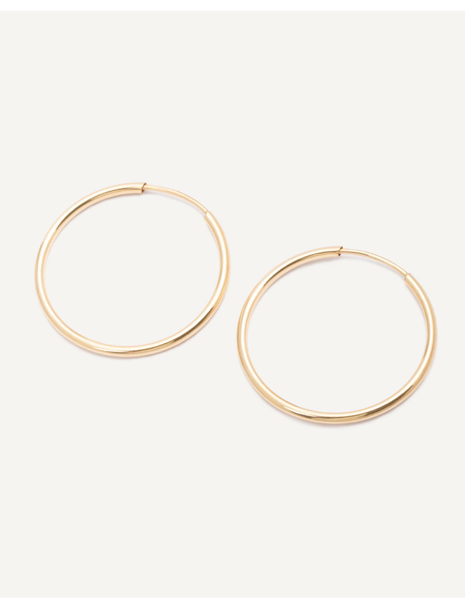 Gold large hoops