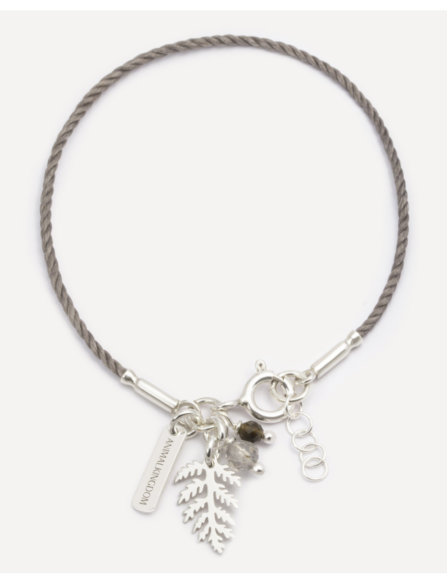Silver string bracelet
