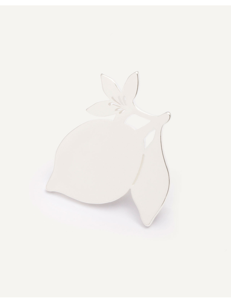 Silver lemon pin Silver lemon pin