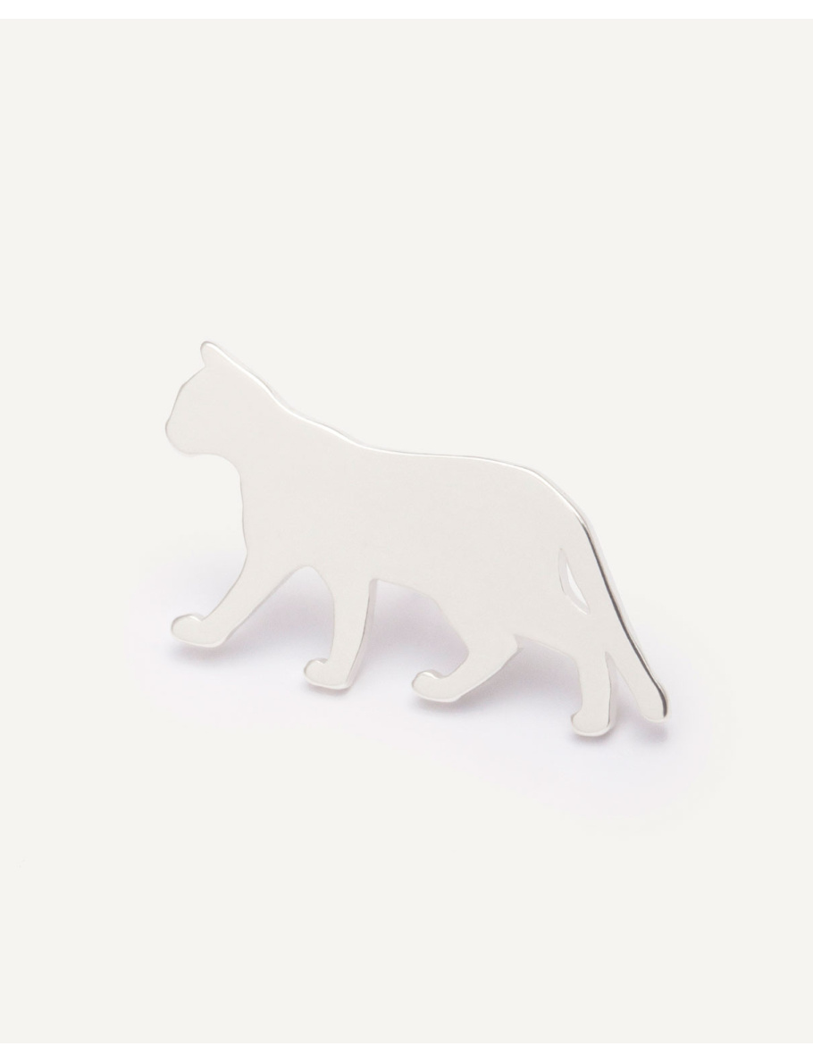 Srebrny pin kot