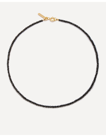 Choker pozłacany z spinelem